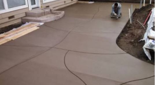 an image of a concrete construction paving job in stockton, ca