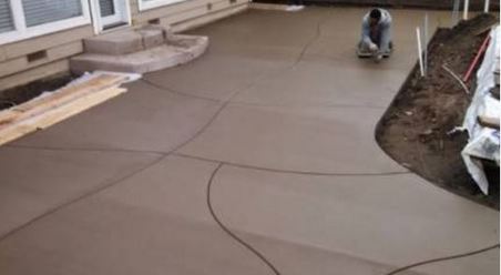 This is a picture of a driveway resurfacing in Stockton, California.