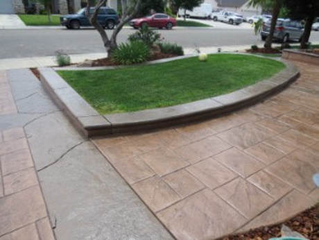 this is an image of manteca concrete driveway